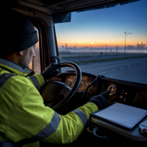 Amplitude chauffeur routier départ avant 5h : ce que dit la loi